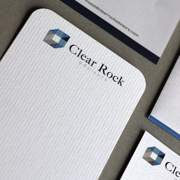 Clear Rock Business cards